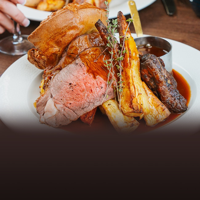 Sunday menu at The Riverside