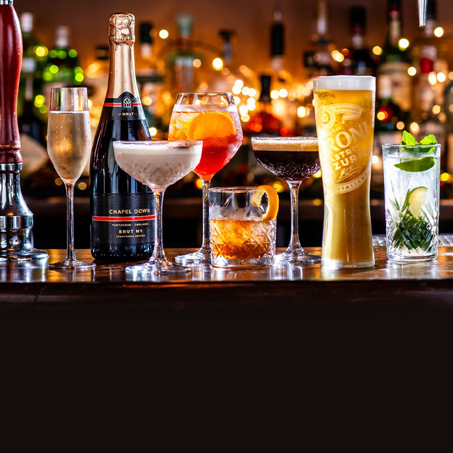 Wine & Drinks menu at The Riverside