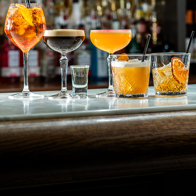 Wine & Drinks menu at The Riverside